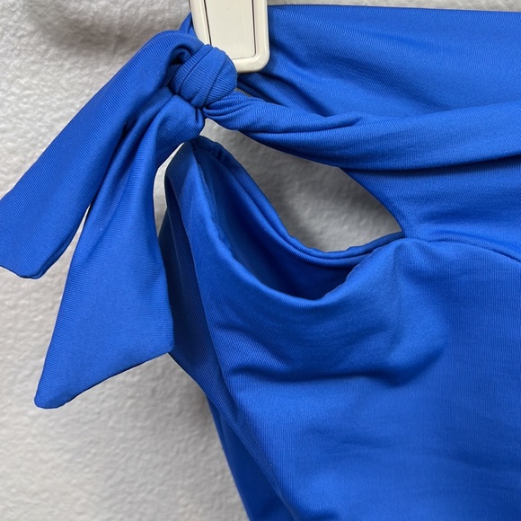 NWT Becca Swim Bottoms High Waist Side Tie Medium - Picture 4 of 9